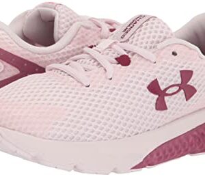 Under Armour Women's Charged Rogue 3 Running Shoe, Pink Note (600)/Wildflower, 8.5