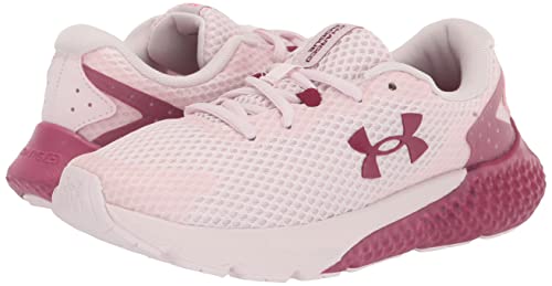 Under Armour Women's Charged Rogue 3 Running Shoe, Pink Note (600)/Wildflower, 8.5