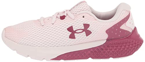 Under Armour Women's Charged Rogue 3 Running Shoe, Pink Note (600)/Wildflower, 8.5