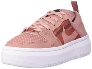 nike court vision alta txt womens shoes size 6.5, color: pink blush/white
