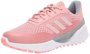 adidas women's summervent spikeless golf shoes, wonder mauve/wonder mauve/magic grey, 10