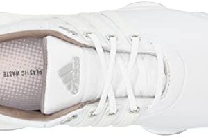 adidas Women's TOUR360 22 Golf Shoes, Footwear White/Footwear White/Almost Pink, 6.5