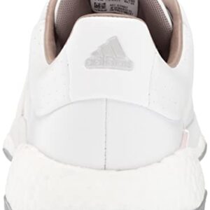 adidas Women's TOUR360 22 Golf Shoes, Footwear White/Footwear White/Almost Pink, 6.5