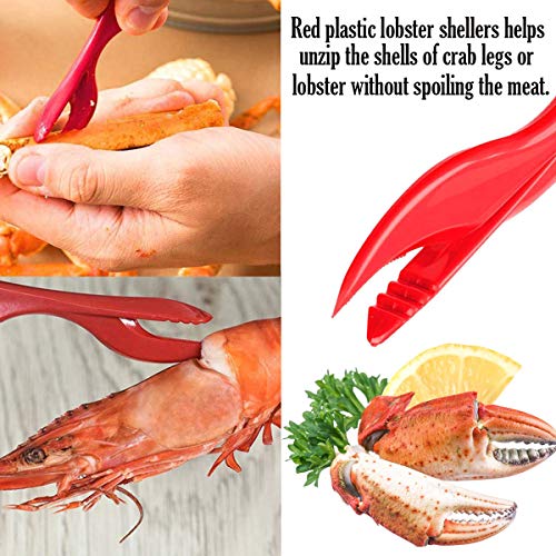 Artcome 16-Piece Seafood Tools Set Including 2 Lobster Crackers, 6 Crab Forks, 4 Lobster Shellers, 2 Butter Warmers, 1 Lobster Crab Mallets, 1 Seafood Scissor