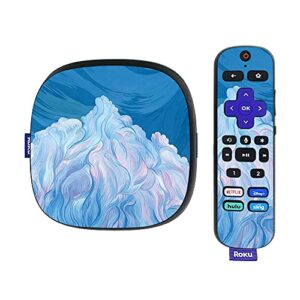 mightyskins skin compatible with roku ultra hdr 4k streaming media player (2020) - daydream | protective, durable, and unique vinyl decal wrap cover | easy to apply and change styles | made in the usa