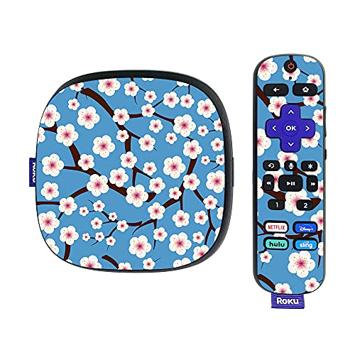 MightySkins Skin Compatible with Roku Ultra HDR 4K Streaming Media Player (2020) - Japanese Spring | Protective, Durable, and Unique Vinyl Decal wrap Cover | Easy to Apply | Made in The USA