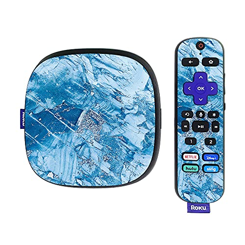 MightySkins Skin Compatible with Roku Ultra HDR 4K Streaming Media Player (2020) - Winter Rock | Protective, Durable, and Unique Vinyl Decal wrap Cover | Easy to Apply | Made in The USA