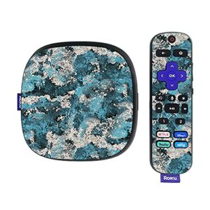 mightyskins skin compatible with roku ultra hdr 4k streaming media player (2020) - rift | protective, durable, and unique vinyl decal wrap cover | easy to apply, remove, | made in the usa