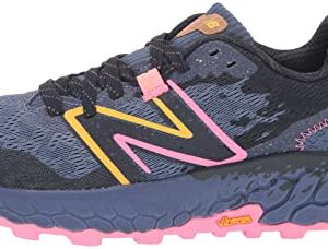 New Balance Women's Fresh Foam X Hierro V7 Trail Running Shoe, Night Sky/Vibrant Pink/Black, 9