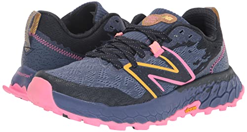 New Balance Women's Fresh Foam X Hierro V7 Trail Running Shoe, Night Sky/Vibrant Pink/Black, 9