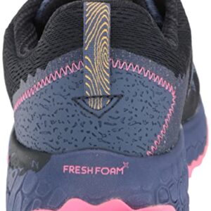 New Balance Women's Fresh Foam X Hierro V7 Trail Running Shoe, Night Sky/Vibrant Pink/Black, 9