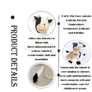 CHELEI2019 11.8" Cow Stuffed Animals Soft Cuddly Cow Plush Stuffed Animal Toy for Kids