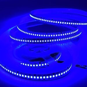 SUYOOULIN LED Strip Lights, SMD 2835 LED Strip, DC12V 1200LEDs 16.4Ft 26000LM High Density LED Light Strips Non-Waterproof, 3 Times Brightness Than SMD3528 LED Strip, Blue