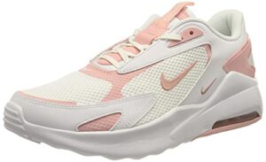 nike women's air max bolt running shoes, white/pink glaze-white, 11 m us
