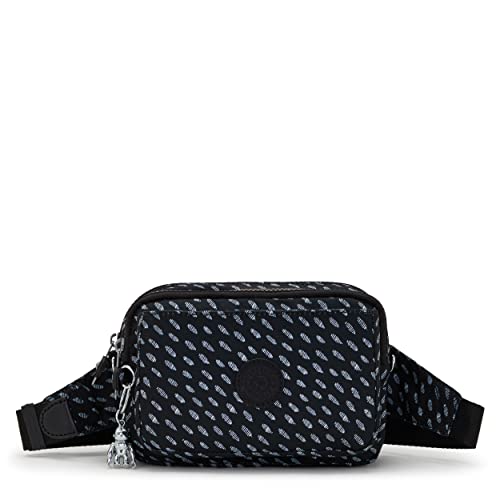 Kipling Women's Abanu Crossbody Bag, Lightweight, Adjustable Waist Pack with Multi-Compartment Zip Pockets, Ultimate Dots