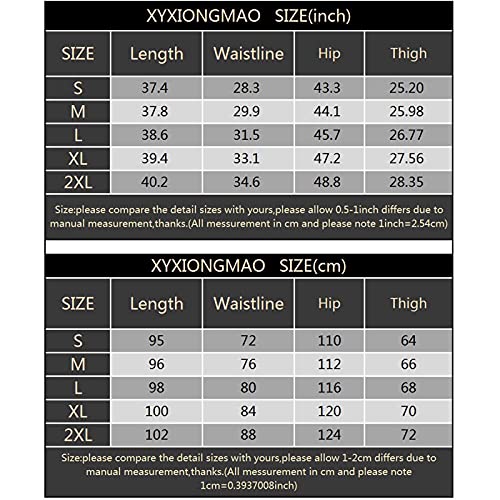 XYXIONGMAO Men's Functional Japanese Hip Hop Pants Tactical Techwear Harem Streetwear Sweatpants Cyberpunk Tactical Joggers Cargo Pants for Men(Blue,M)