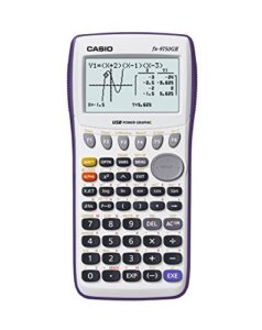 casio graphing calculator, white (fx-9750gii) (renewed)