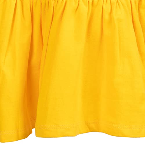 Disney Princess Belle Little Girls French Terry Dress Princess Belle Yellow 7-8