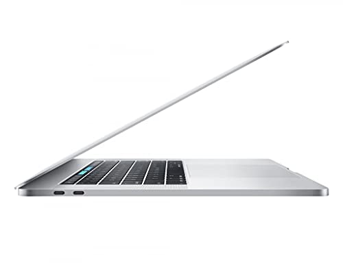 Apple MacBook Pro 15" Retina Core i7 2.6GHz MLH32LL/A with Touch Bar, 16GB Memory, 512GB Solid State Drive - Silver (Renewed)