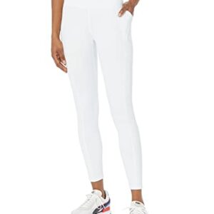 Juicy Couture Women's Essential Legging with Pockets, White, Large