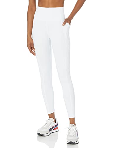 Juicy Couture Women's Essential Legging with Pockets, White, Large