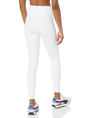 Juicy Couture Women's Essential Legging with Pockets, White, Large