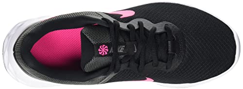 Nike Women's Race Running Shoe, Black Hyper Pink Iron Grey, 8.5