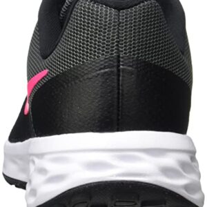 Nike Women's Race Running Shoe, Black Hyper Pink Iron Grey, 8.5