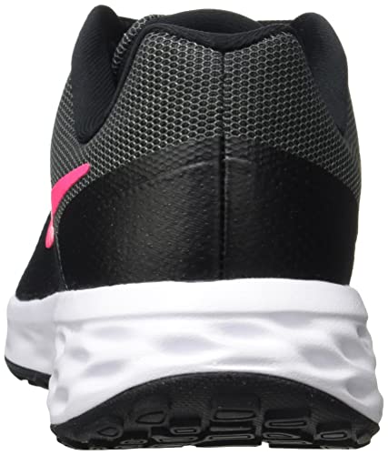 Nike Women's Race Running Shoe, Black Hyper Pink Iron Grey, 8.5