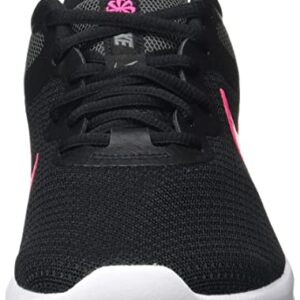 Nike Women's Race Running Shoe, Black Hyper Pink Iron Grey, 8.5