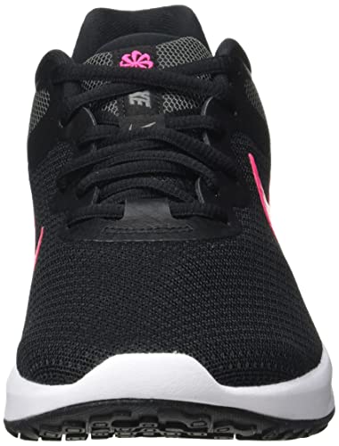 Nike Women's Race Running Shoe, Black Hyper Pink Iron Grey, 8.5