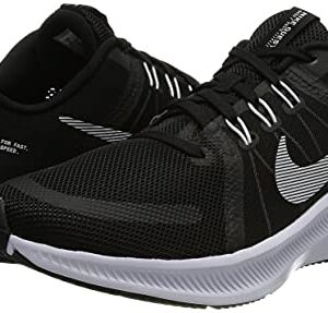 Nike Women's Race Running Shoe, Black White Hyper Pink Dk Smoke Grey, 6