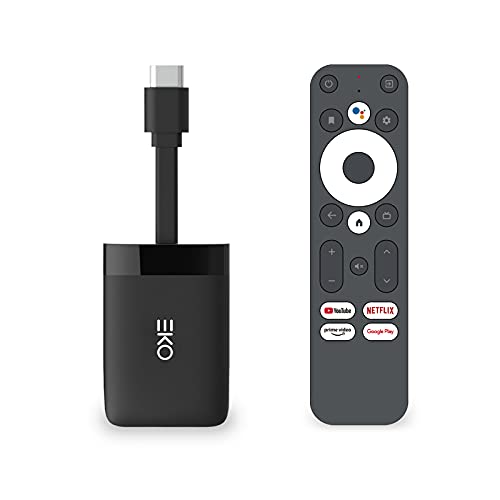 EKO TV Box 4K Ultra HD, Android TV, Streaming Media Player Google Assistant Built-in & with Google Play Store