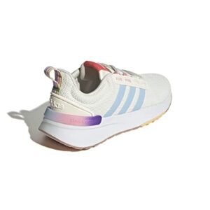 adidas Women's Racer TR21 Running Shoe, Off White/Semi Turbo/Pulse Amber, 8