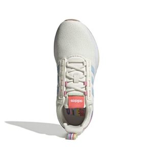 adidas Women's Racer TR21 Running Shoe, Off White/Semi Turbo/Pulse Amber, 8