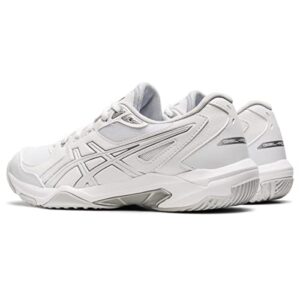 ASICS Women's Gel-Rocket 10 Volleyball Shoes, 7.5, White/White