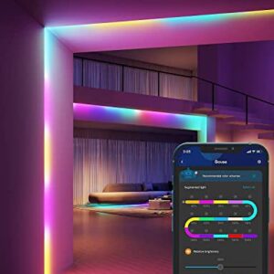 Govee RGBIC LED Strip Lights, Smart LED Lights for Bedroom, Bluetooth LED Lights APP Control, DIY Multiple Colors on One Line, Color Changing LED Lights Music Sync for Gaming Room, Halloween, 16.4ft