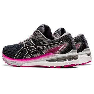 ASICS Women's GT-2000 10 Running Shoes, 7, Sheet Rock/Pink Rave