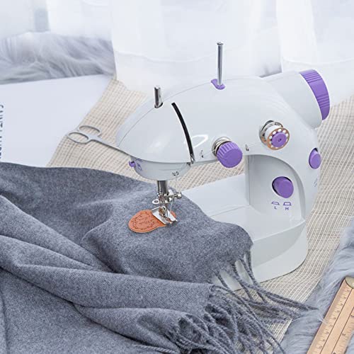 Jinyuan Mini Sewing Machine, Dual Speed Portable Sewing Machine for Beginner with Light, Sewing Kit for Kids, Household