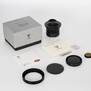 TTArtisan 7.5mm F2.0 APS-C Large Aperture Cameras Lens Fisheye Lens with ND 1000 Filter Compatible with Fuji X Mount Camera X-A1, X-A10, X-A2, X-A3, X-A5, X-A7, X-M1, X-M2, X-H1, X-T1, X-T10, X-T2