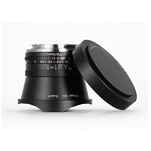 TTArtisan 7.5mm F2.0 APS-C Large Aperture Cameras Lens Fisheye Lens with ND 1000 Filter Compatible with Fuji X Mount Camera X-A1, X-A10, X-A2, X-A3, X-A5, X-A7, X-M1, X-M2, X-H1, X-T1, X-T10, X-T2