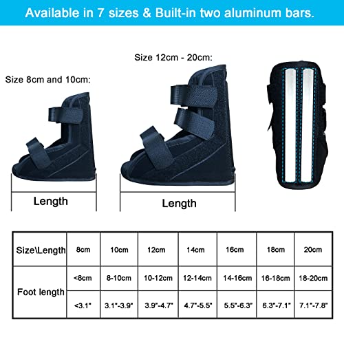 Muxiano AFO Drop Foot Brace for Kids Toddler Ankle Foot Orthotics Night Splint, Baby Functional Orthotics & Foot Stabilizer, Improves Standing or Walking (16CM)