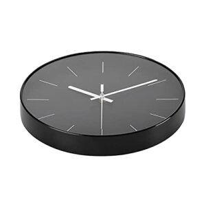 DIYZON Minimalist Wall Clock, 12'' Modern Luxury Silent Clock, No Ticking Quartz Movement, Battery Powered Wall Clock, Easy to Read, Decorating Bedroom Kitchen School Office