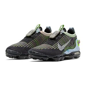 Nike Women's Air Vapormax 2020 Flyknit Running Shoes, Black White Barely Volt Atomic Pink Royal Pulse Crimson Tint, 5.5