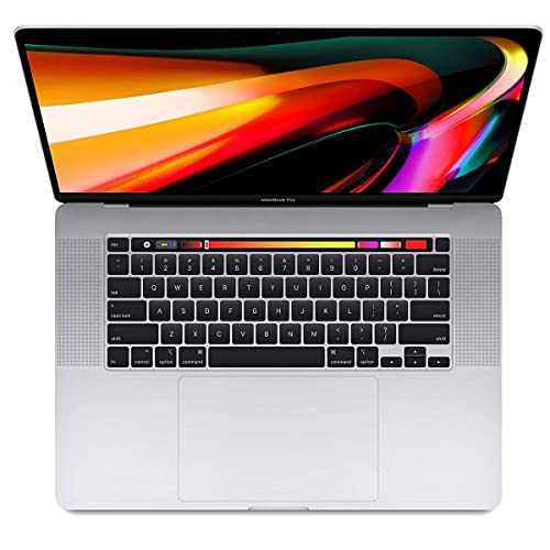 Late 2019 Apple MacBook Pro Touch Bar with 2.4GHz 9th Gen 8 Core Intel i9 (32GB RAM, 512GB SSD) Silver (Renewed)