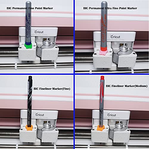 Pen Adapter Set Compatible with Cricut (Explore Air 3,Air 2,Air, and Maker 3,Maker), 14Pcs Pen Adapter Compatible with(Sharpie/Bic/Crayola/Sakura/Pilot/Paper Mate/Mitsubishi uni-Ball)