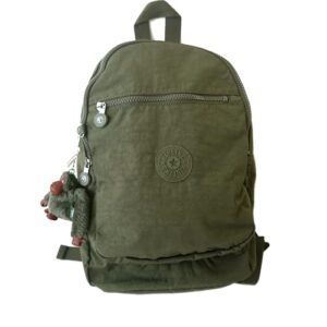 kipling challenger backpack dark jaded green tonal nylon 14" bp4459