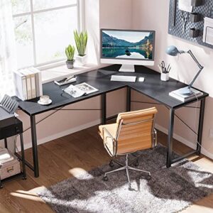 Coleshome 61" L Shaped Desk Computer Desk, L Desk Computer Corner Desk for Home Office Gaming Writing Workstation, Space-Saving, Easy to Assemble