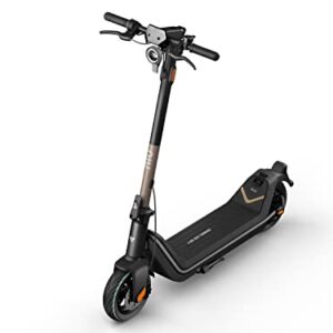 NIU Electric Scooter for Adults - KQi3 Pro with 350W Power, 31 Miles Long Range, Max Speed 20MPH, Wider Deck, Triple Braking System, 9.5'' Tubeless Fat Tires, Portable & Folding, UL Certified