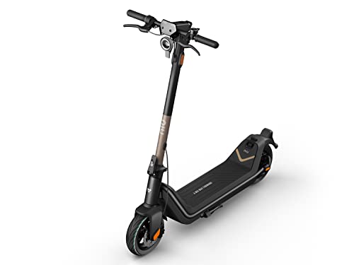 NIU Electric Scooter for Adults - KQi3 Pro with 350W Power, 31 Miles Long Range, Max Speed 20MPH, Wider Deck, Triple Braking System, 9.5'' Tubeless Fat Tires, Portable & Folding, UL Certified